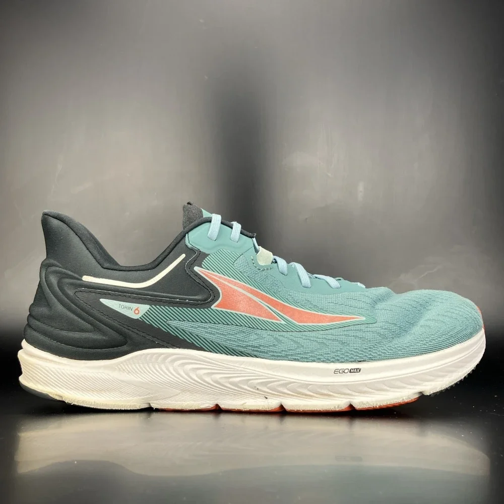 Altra Torin 6 Running Shoes - Men's Size 12 'Teal/Orange' (AL0A7R6T305)